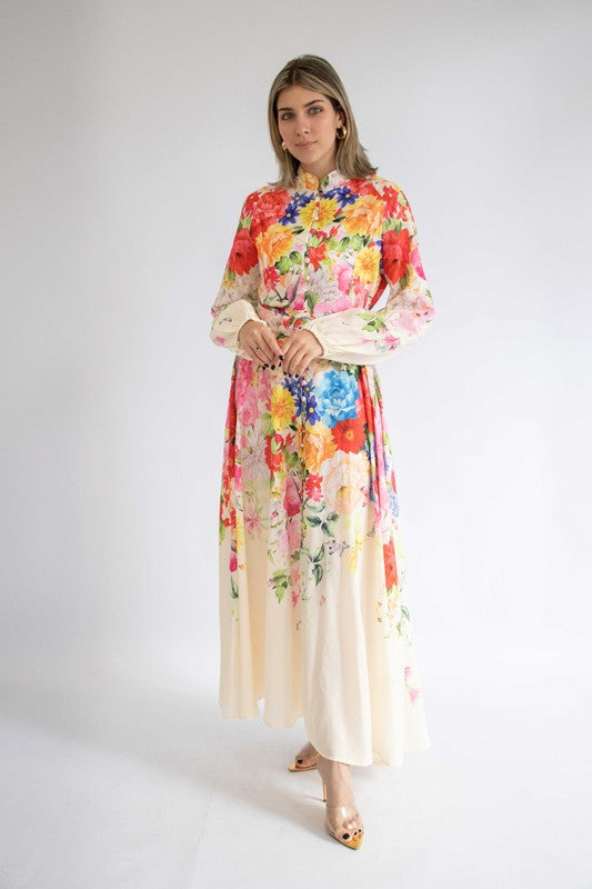 Nora Long Sleeve Maxi Dress