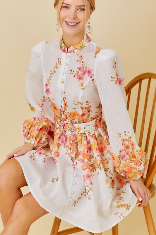 Amy Floral Print Dress