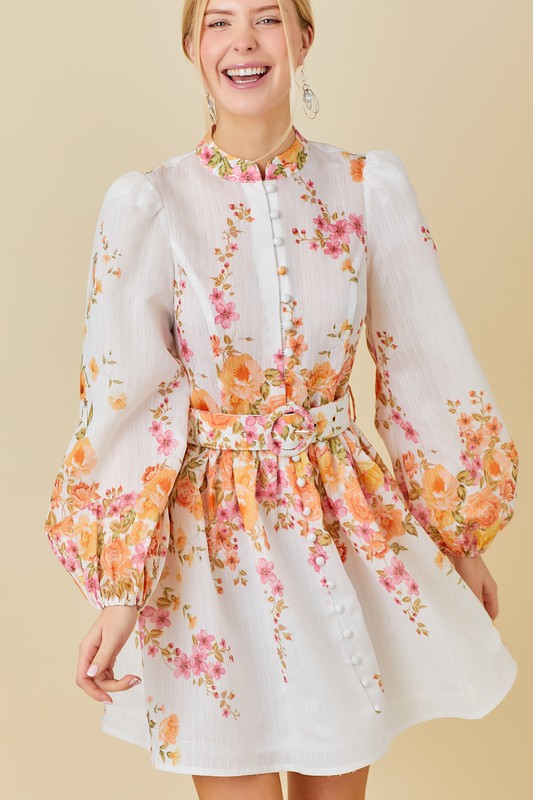 Amy Floral Print Dress