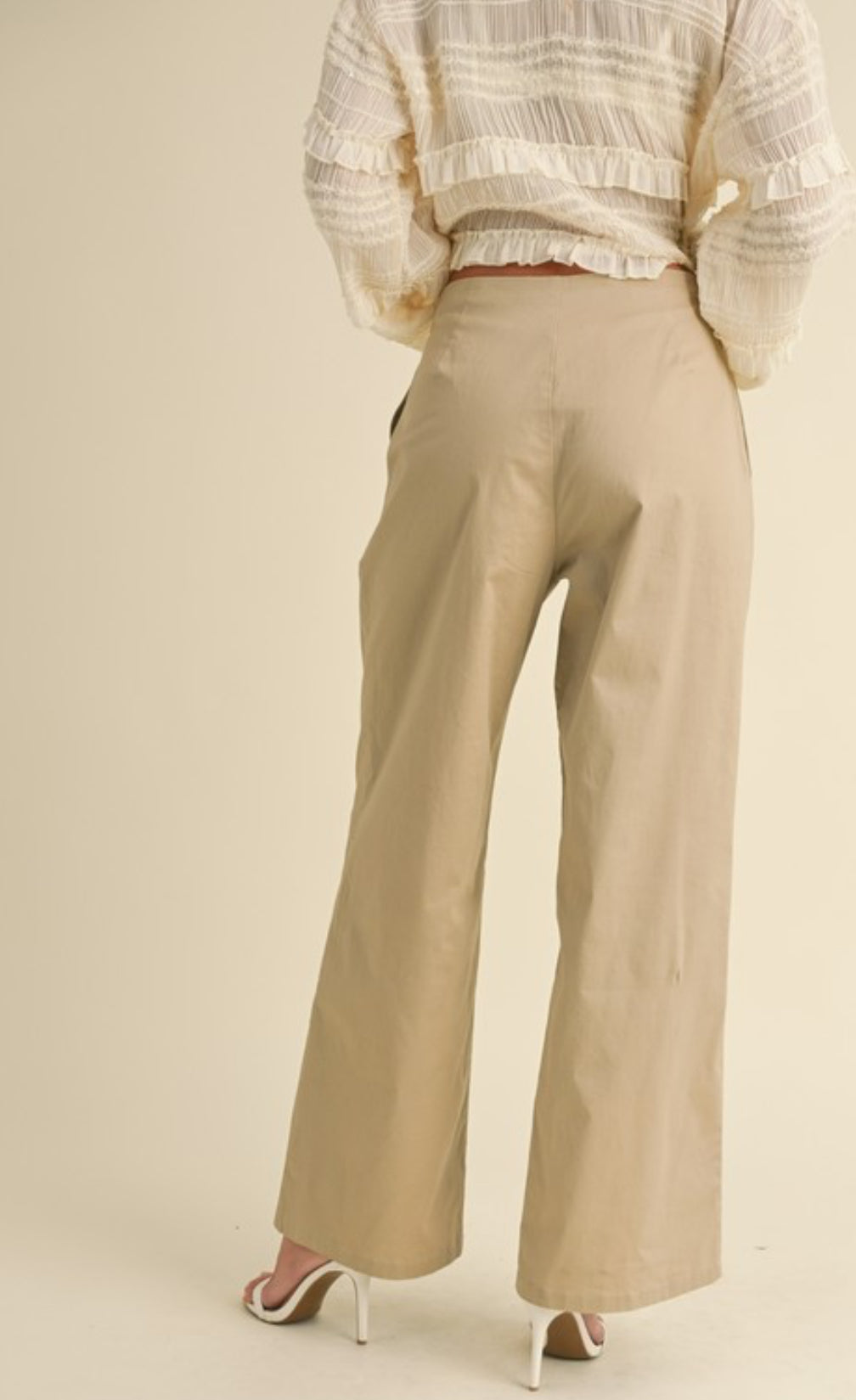 Sarah High Waist Wide Leg Pants