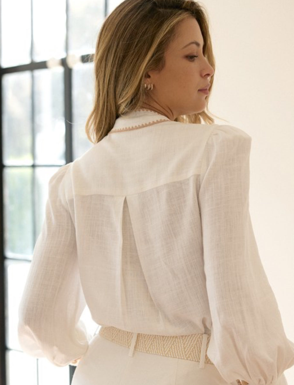 Sommer Linen button down Blouse