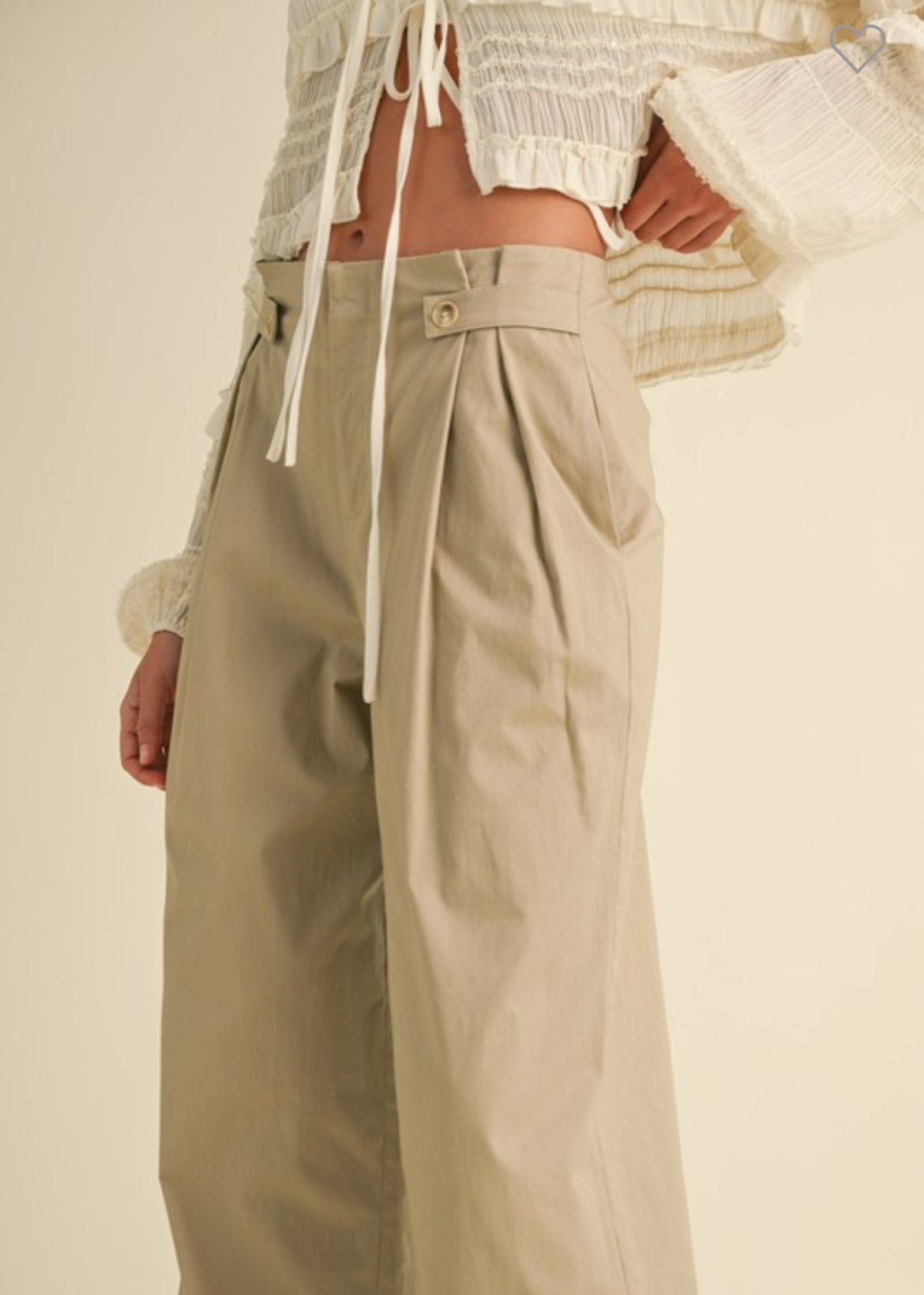 Sarah High Waist Wide Leg Pants