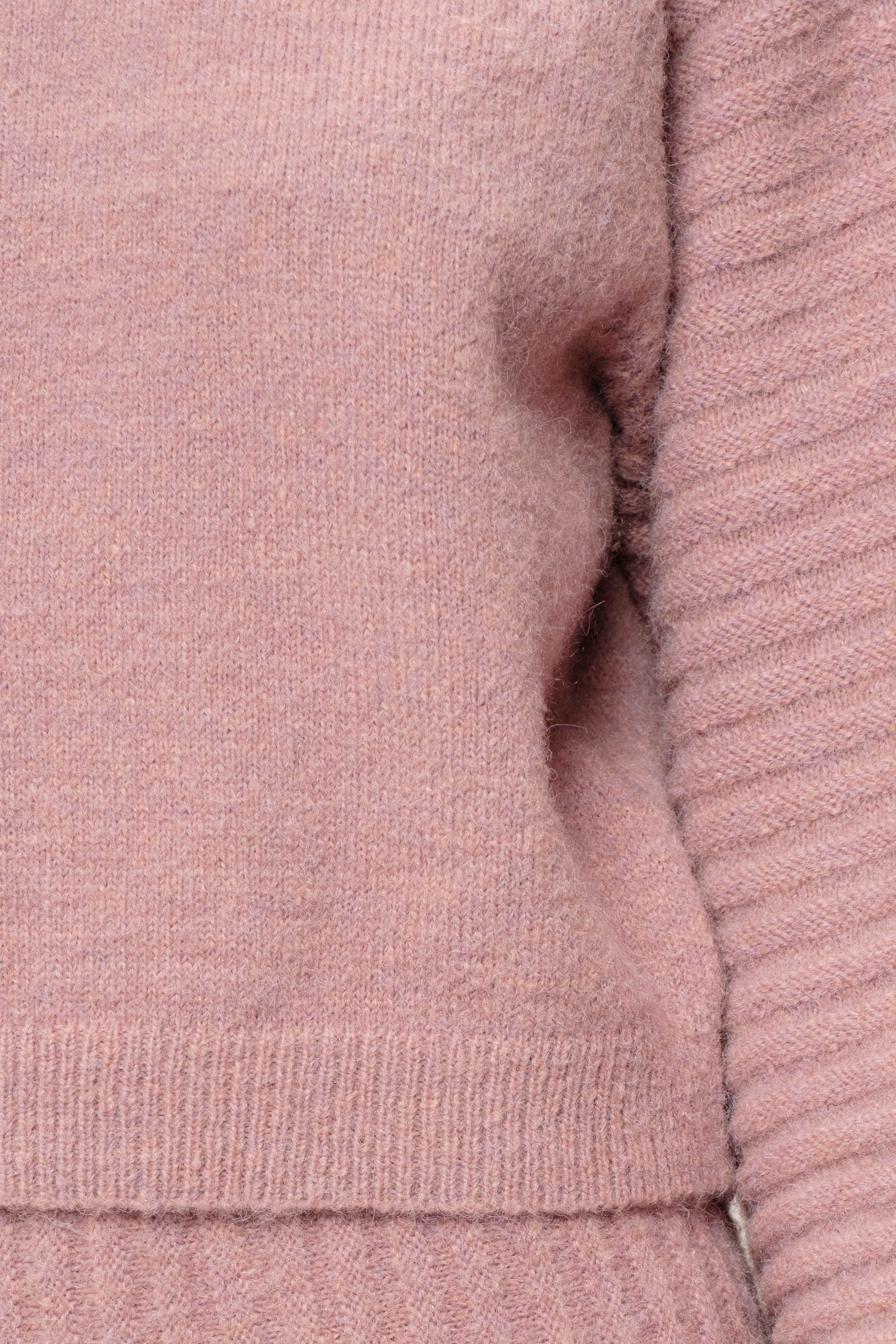 Pink BALLOON SLEEVE SWEATER