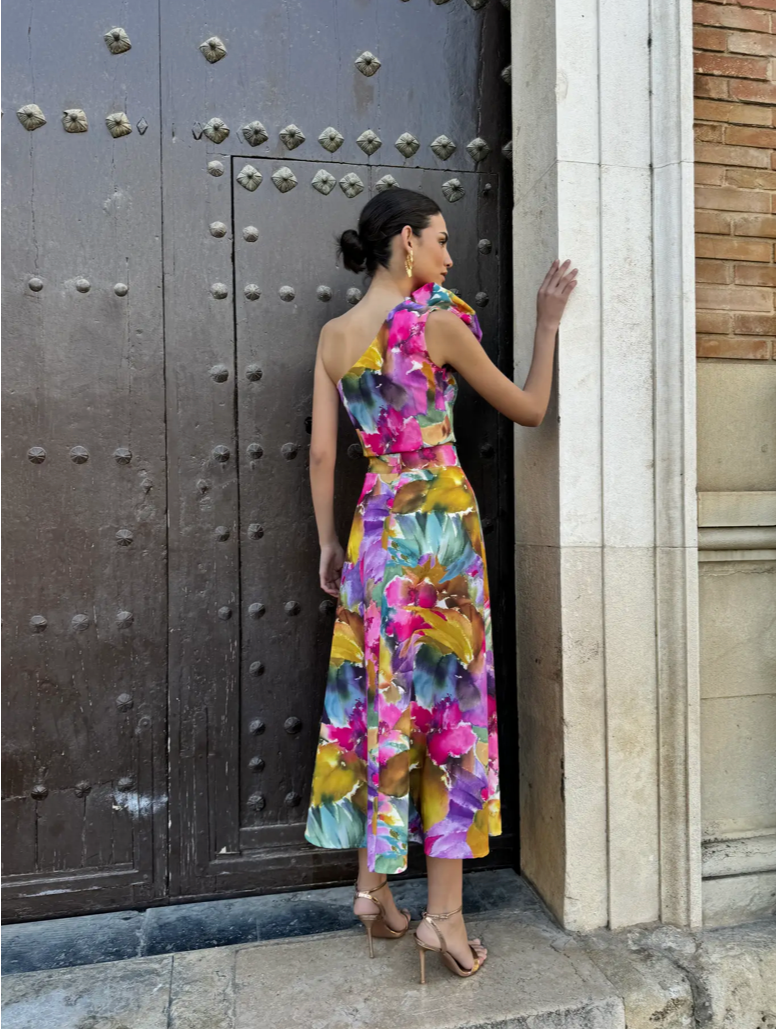 Amy Floral Skirt and Top Set