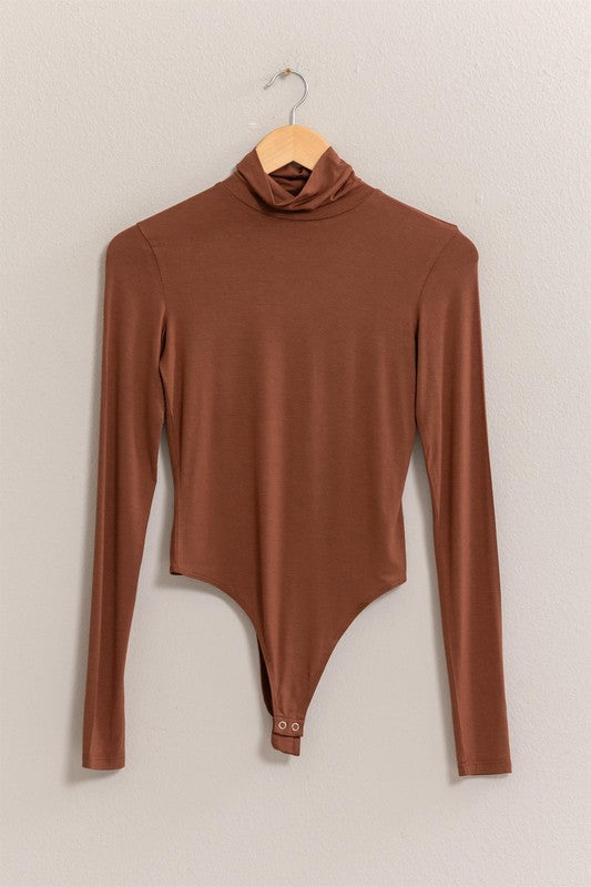 Reem Long Sleeve Turtleneck Bodysuit