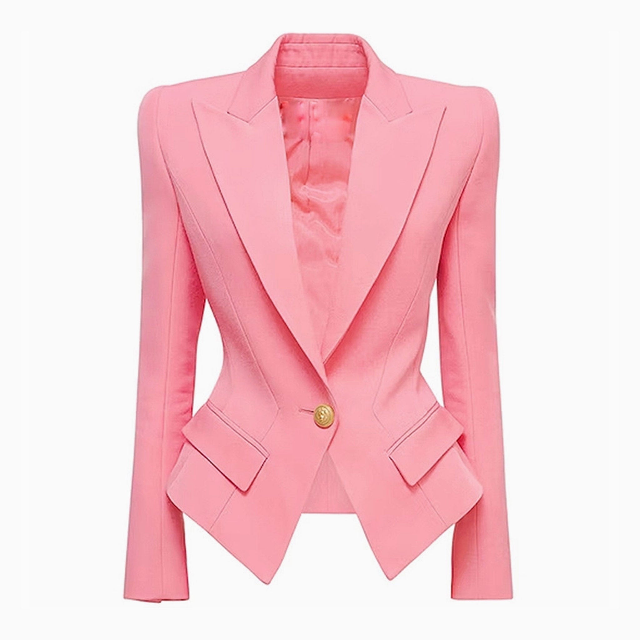 Elegant Button Slim Fit Blazer`